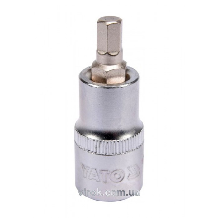 Головка торцева YATO квадрат 1/2 HEX M7, L= 55 мм [40/240]