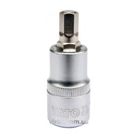 Головка торцева YATO квадрат 1/2 HEX M8, L= 55 мм [40/240]