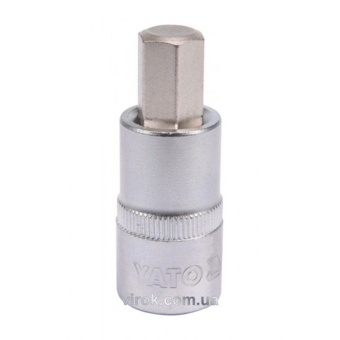 Головка торцева YATO квадрат 1/2 HEX M12, L= 55 мм [40/160]