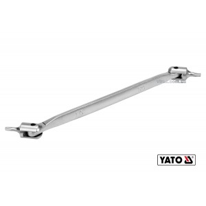 Ключ TORX 2-сторонній на шарнірах YATO : Т15 х Т20, L= 202 мм, Cr-V (DW)