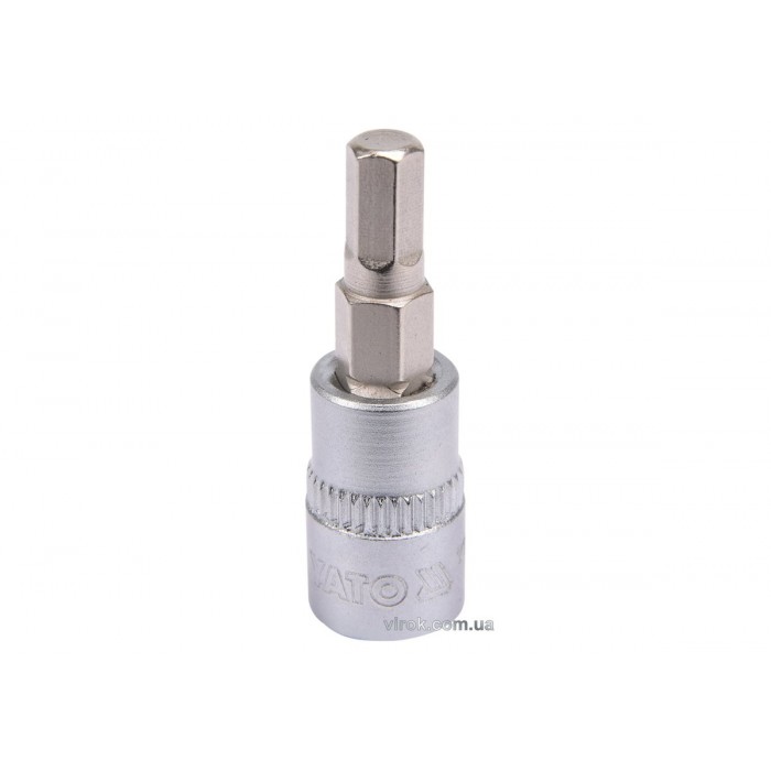 Головка торцева YATO квадрат 1/4". HEX M5, L= 37 мм [150/600]