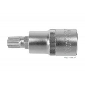 Головка торцева YATO квадрат 1/2  "SPLINE" M10, L= 55 мм [40/160]