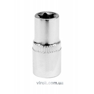 Головка торцева YATO : TORX E4, квадрат 1/4", L= 25 мм. CrV, [24/240/480]
