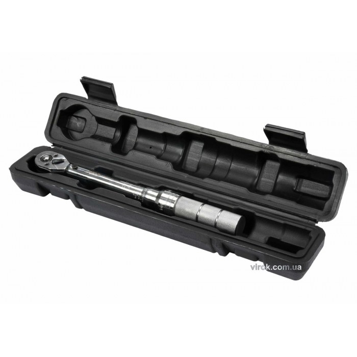 Ключ динамометричний YATO : квадрат 1/4", F= 2.5- 20 Нм, L= 240-250 мм в футлярі [16]