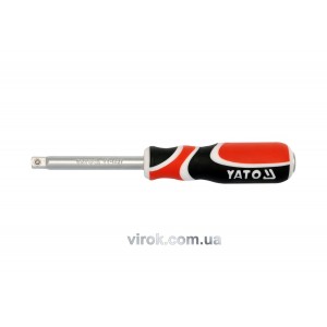 Викрутка - тримач YATO до торцевих головок : квадрат 1/4", L=150 мм [12/48]
