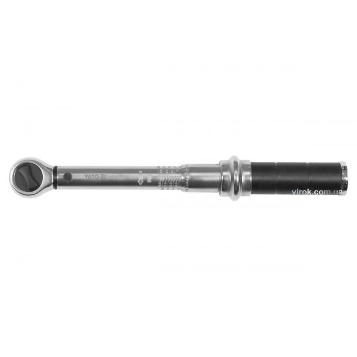 Ключ динамометричний YATO : квадрат 3/8", F= 6- 30 Нм, L= 295-316 мм [12]