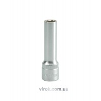 Головка торцева 6-гранна YATO : подовжена, квадрат 1/2", М= 11 мм, L= 76 мм [12/60/120]