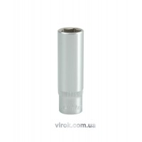 Головка торцева 6-гранна YATO : подовжена, квадрат 1/2", М= 17 мм, L= 76 мм [12/60/120]