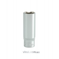 Головка торцева 6-гранна YATO : подовжена, квадрат 1/2", М= 19 мм, L= 76 мм [12/60/120]