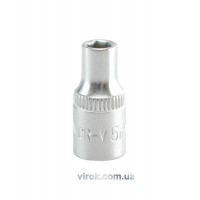 Головка торцева 6-гранна YATO : квадрат 1/4", М= 5 мм, L= 25 мм [24/240/400]