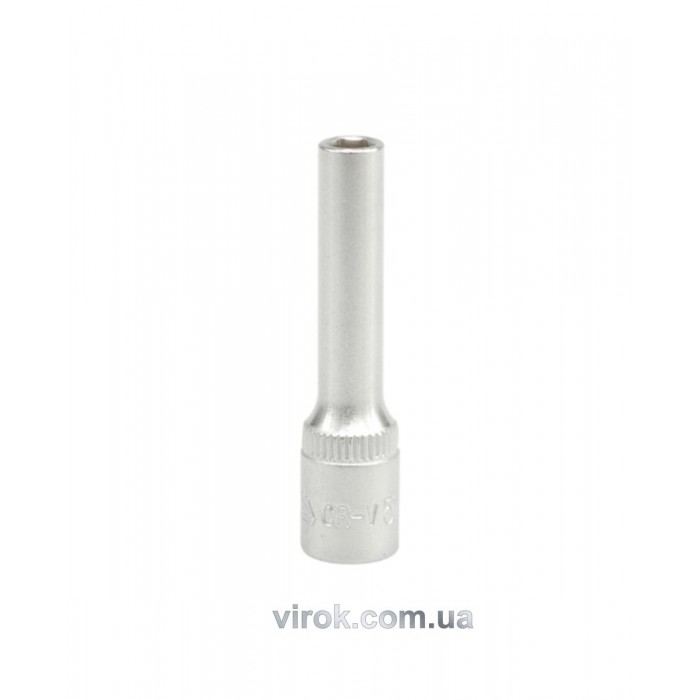 Головка торцева 6-гранна YATO : подовжена, квадрат 1/4", М= 5 мм, L= 50 мм [24/240/480]