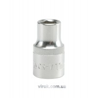 Головка торцева 6-гранна YATO : квадрат 1/2", М= 11 мм, L= 38 мм [12/120/240]
