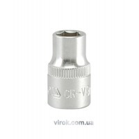 Головка торцева 6-гранна YATO : квадрат 3/8", М= 9 мм, L= 28 мм [24/240/480]