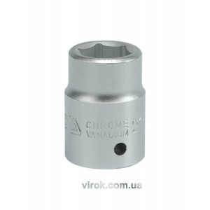 Головка торцева 6-гранна YATO : квадрат 3/4", М= 21 мм, L= 50 мм [12/96]