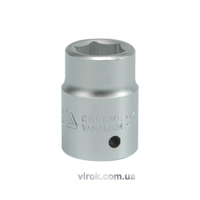 Головка торцева 6-гранна YATO : квадрат 3/4", М= 21 мм, L= 50 мм [12/96]