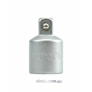 Перехідник для головок торцевих YATO : квадрат 3/4"(F) - 1/2" (М), L= 51 мм [5/50/100]