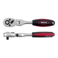 Тріщатка з шарніром YATO : квадрат 1/2", L= 290 мм, 72T [1/24]