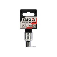 Головка торцева YATO : TORX E11, квадрат 1/2", CrV, DIN 2124 [Блістер] [6/180]