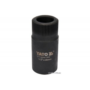 Насадка-ключ до форсункових камер двигуна "MERSEDES" YATO: квадрат- 1/2", Ø- 28мм, l=58мм, Cr-V [15]