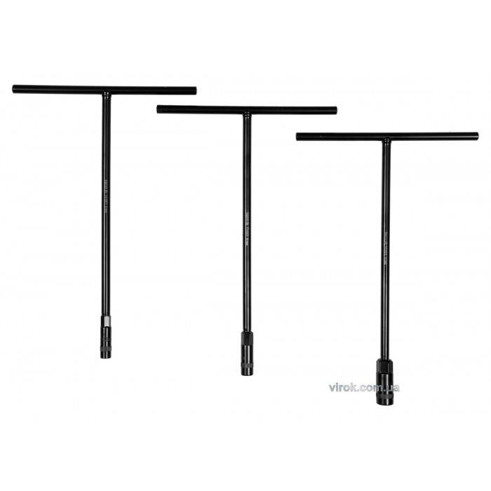 Ключі торцеві Т-подібні YATO: М 8-10-13 мм, l= 300 мм, CrV, 3 шт. [4/16]