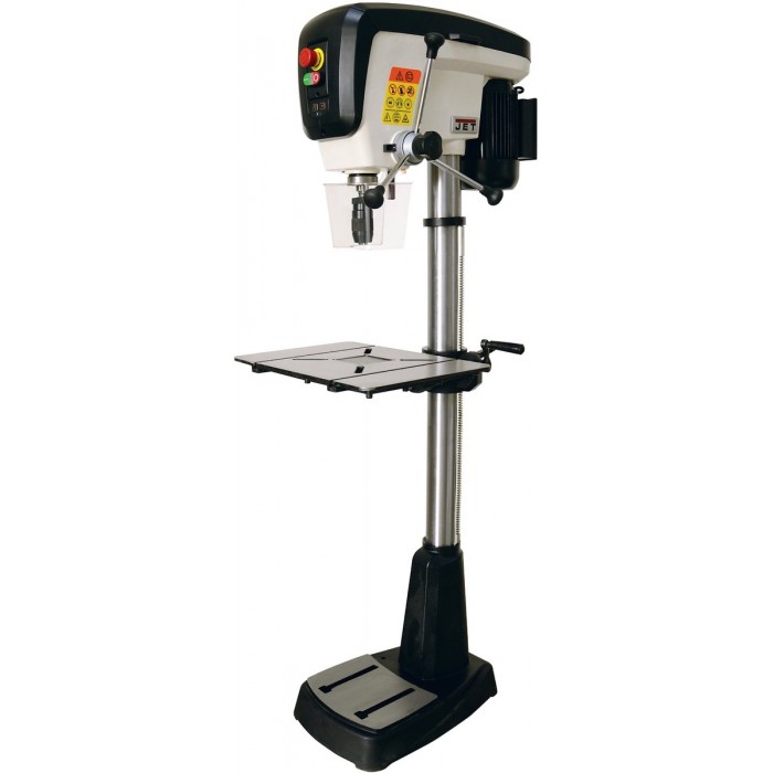 Свердлильний верстат JET JDP-17 : 400В, 1(0,55)кВт. МК2/В16 Ø≤ 16 мм; 16 шв. 180-2900 об
