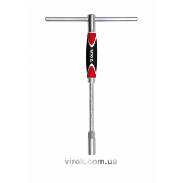 Ключ торцевий YATO : тип "T", обертова ручка, M= 14 мм, L= 310 мм [10/10/40]