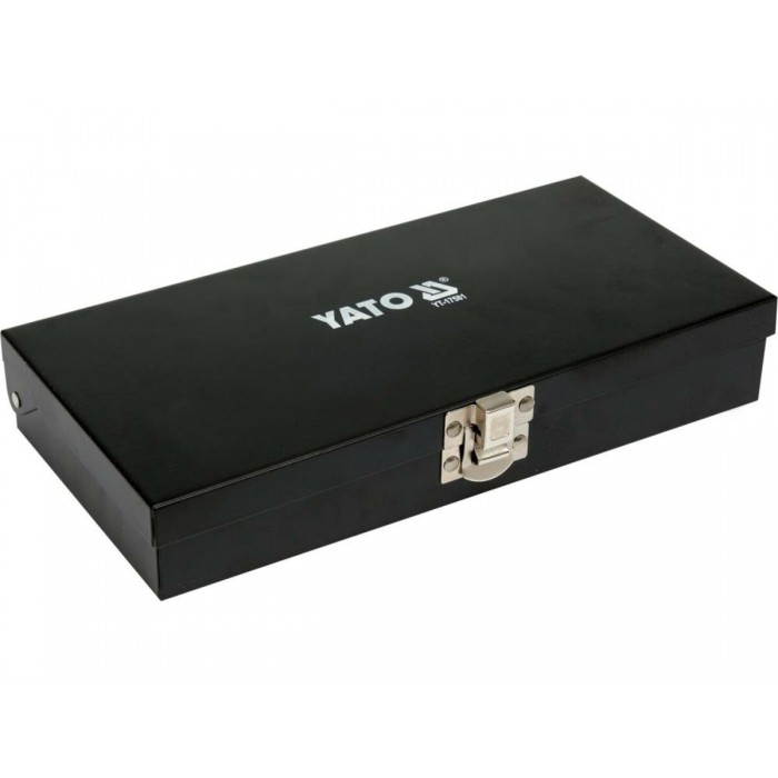 Засоби для ремонту "свічок" запалу YATO: мітчик під головку М14х 1,25 і 20 напрям. втулок, комп. 25е