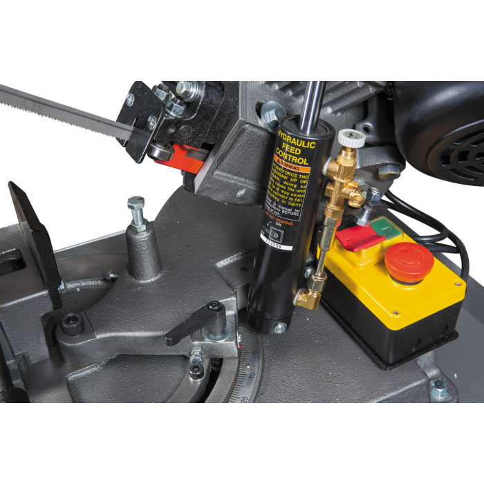 Стрічкопильний верстат по металу JET MBS-56CS : 230В 350Вт, полотно- 1640х13х0,65 мм, обр.- 75-125мм