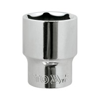 Головка торцева YATO: квадрат 1/2" х 1", L= 43 мм, з хром-ванадію