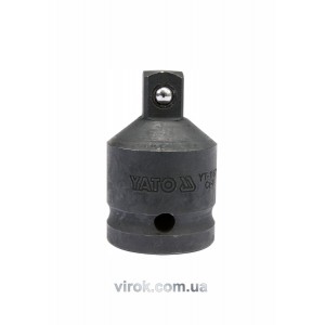 Перехідник ударний YATO : квадрат 3/4" - квадрат 1/2", L= 55 мм [12/48]