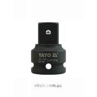 Перехідник ударний YATO : квадрат 3/4" - квадрат 1", L= 63 мм [12/48]