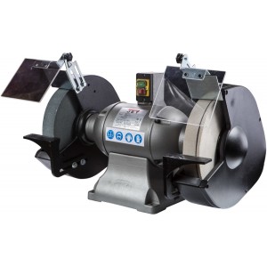 Точильний верстат професійний JET IBG-12 : 400В, 2,8(1,5)кВт, диски Ø305х50х32мм 1400 об/хв.