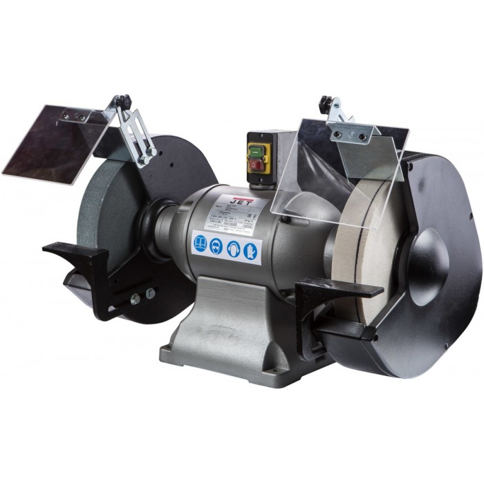 Точильний верстат професійний JET IBG-12 : 400В, 2,8(1,5)кВт, диски Ø305х50х32мм 1400 об/хв.