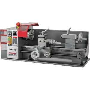 Токарний верстат по металу JET BD-8VS 230В 1(0,6) кВт; обточув. зона Ø= 210/135 мм(стана/супор)