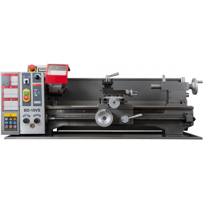 Токарний верстат по металу JET BD-10VS 230В 1,5(1,1) кВт; обточув. зона Ø= 250/140 мм(стана/супор)