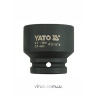 Головка торцева ударна 6-гранна YATO : квадрат 3/4", М= 41 мм, L= 57 мм [5/20]