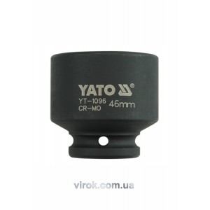 Головка торцева ударна 6-гранна YATO : квадрат 3/4", М= 46 мм, L= 62 мм [3/12]