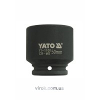 Головка торцева ударна 6-гранна YATO : квадрат 3/4", М= 50 мм, L= 72 мм [3/12]