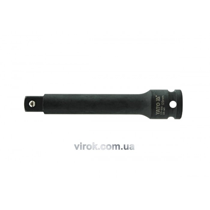 Подовжувач ударний YATO : квадрат 1/2", L= 125 мм [28/112]