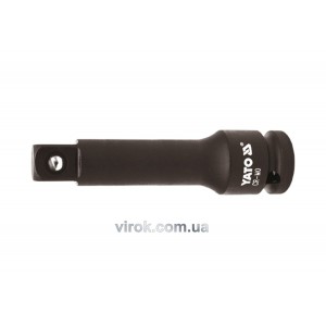 Подовжувач ударний YATO : квадрат 1/2", L= 75 мм [40/160]