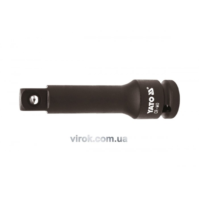 Подовжувач ударний YATO : квадрат 1/2", L= 75 мм [40/160]