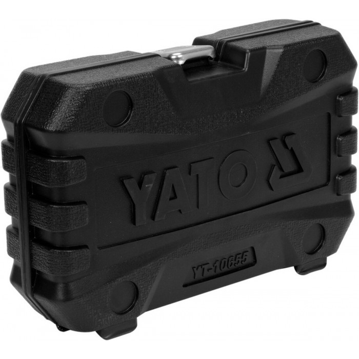 Набір насадок викруткових ударних YATO : TORX/HEX до квадратів 1/2", 3/4", 12 елем.. [5]