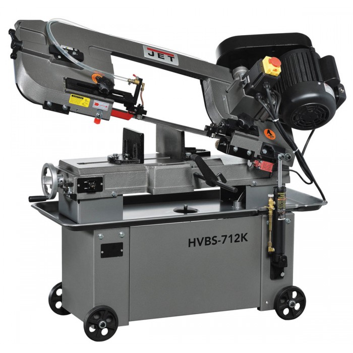 Стрічкопильний верстат по металу JET HVBS-712K: 400V 0,95/0,55кВт, Полотно- 4-20х2362, обр-110-175мм