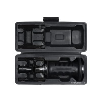 Викрутка реверсивна ударна YATO : L= 175, тріщатка, 6 насадок, CrV [Футляр] [8/16]