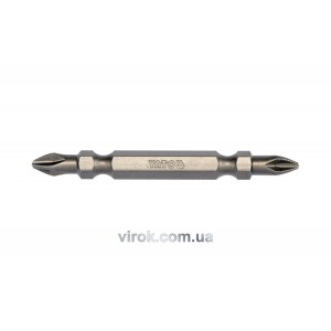 Насадка викруткова двостороння YATO : Philips РН2 - PH2, L= 65 мм. 10 (Уп/Шт.) [25/100]