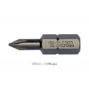 Насадка викруткова YATO : "Philips" РH0 х 25 мм. HEX 1/4". 10 (Уп/Шт.) [20/100]