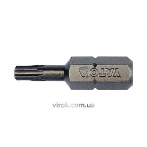Насадка викруткова YATO : "TORX" T15 x 25 мм. HEX 1/4". 10 (Уп/Шт.) [20/100]