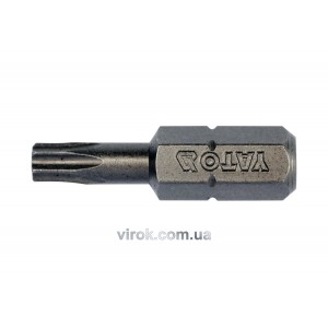 Насадка викруткова YATO : "TORX" T20 x 25 мм. HEX 1/4". 10 (Уп/Шт.) [20/100]