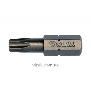 Насадка викруткова YATO : "TORX" T27 x 25 мм. HEX 1/4". 10 (Уп/Шт.) [20/100]