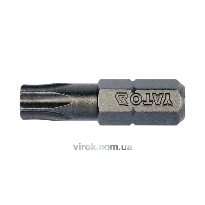 Насадка викруткова YATO : "TORX" T30 х 25 мм. HEX 1/4". 10 (Уп/Шт.) [20/100]